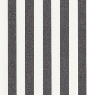 Papel pintado de rayas negra y blanco Gary Stripes 128395