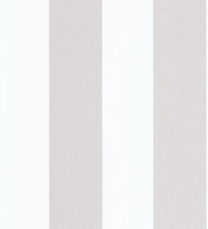 Papel pintado de rayas anchas topo y blanco Oxford Stripes 128398