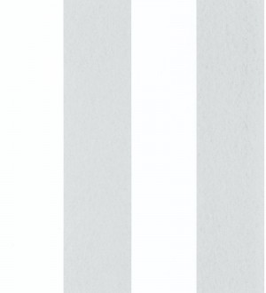 Papel pintado de rayas anchas gris y blanco Oxford Stripes 128401