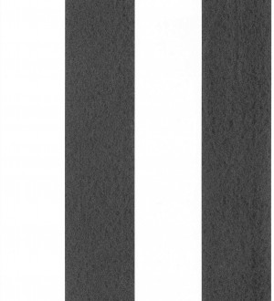 Papel pintado de rayas anchas negro y blanco Oxford Stripes 128402