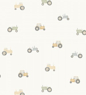 Papel pintado infantil de tractores Jacob Tractor 128448