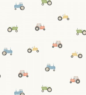 Papel pintado infantil de tractores Jacob Tractor 128449