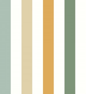 Papel pintado de rayas con colores tropicales Fenris stripes 128523