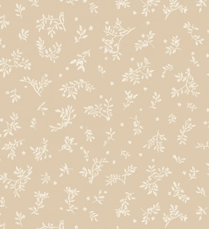 Papel pintado flores pequeñas liberty con textura efecto textil Petite Andrea 128536