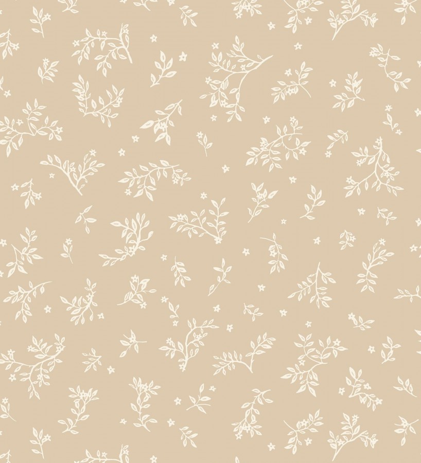 Papel pintado flores pequeñas liberty con textura efecto textil Petite Andrea 128536