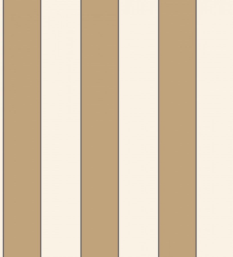 Papel pintado de rayas tonos marrones Diana Stripes 128612
