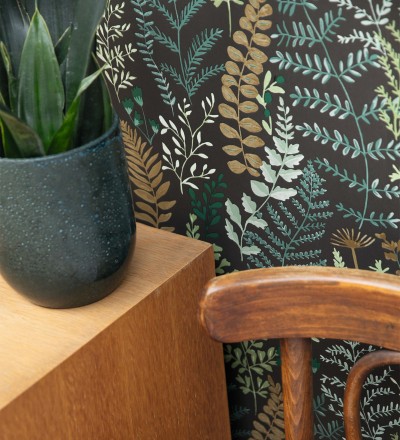 Papel pintado de plantas silvestres del campo Audel Leaves 128689