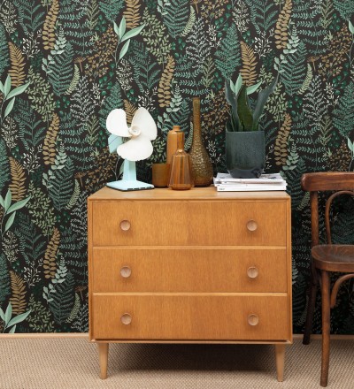 Papel pintado de plantas silvestres del campo Audel Leaves 128689