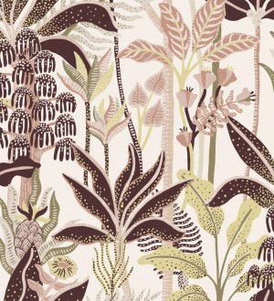 Papel pintado de jungla con plantas exóticas Exotic Jungle 128768