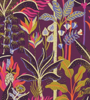 Papel pintado de jungla con plantas exóticas Exotic Jungle 128771