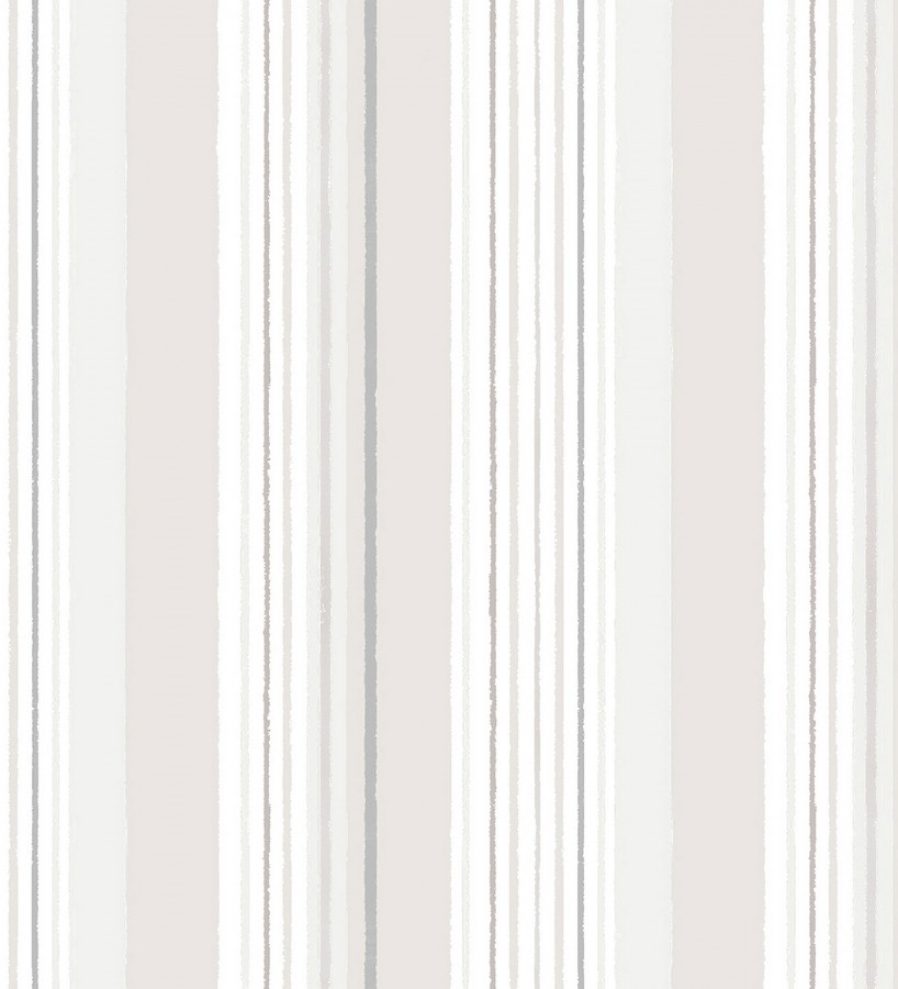 Papel pintado multirayas color beige Emmett Stripes 128873