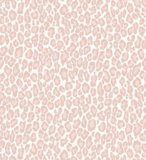 Papel pintado imitación piel de leopardo tonos rosa Sarabi Leopard 681785