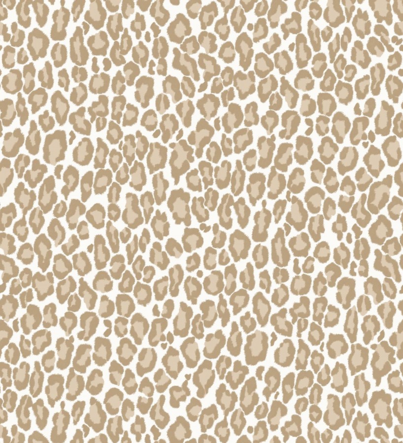 Papel pintado imitación piel de leopardo tonos beige Sarabi Leopard 681786