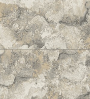 Papel pintado losas de piedra de cuarcita con incrustaciones doradas Sika Stone 681848