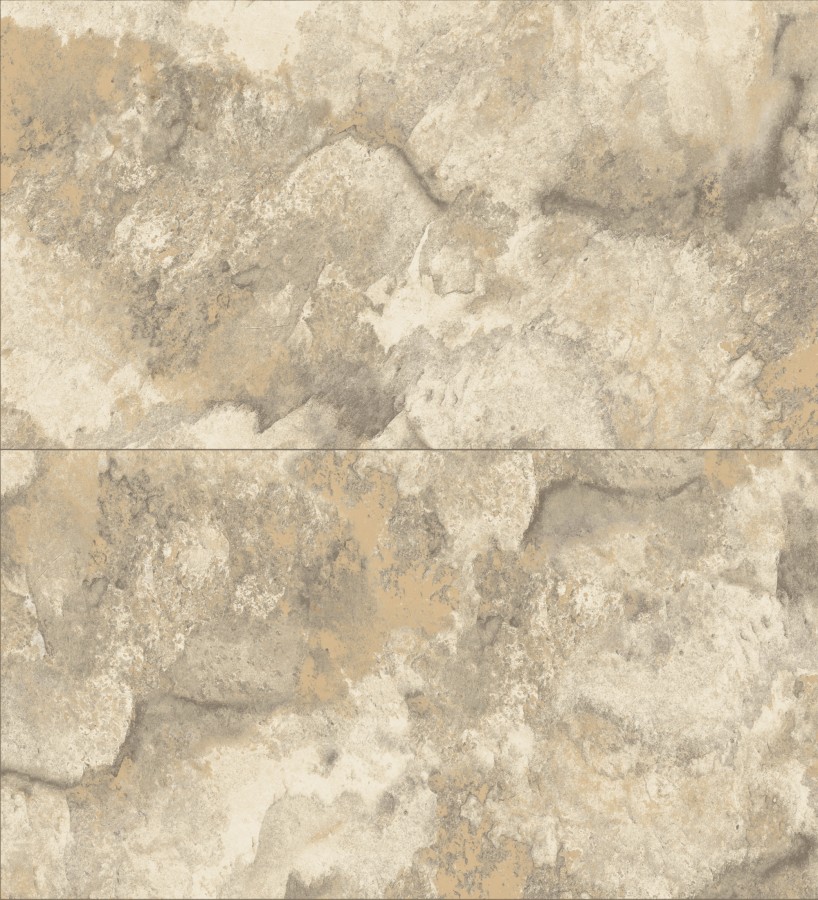 Papel pintado losas de piedra de cuarcita con incrustaciones doradas Sika Stone 681849