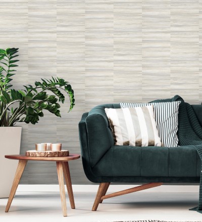 Papel pintado lascas de madera con inserciones en oro Jabarl 681860