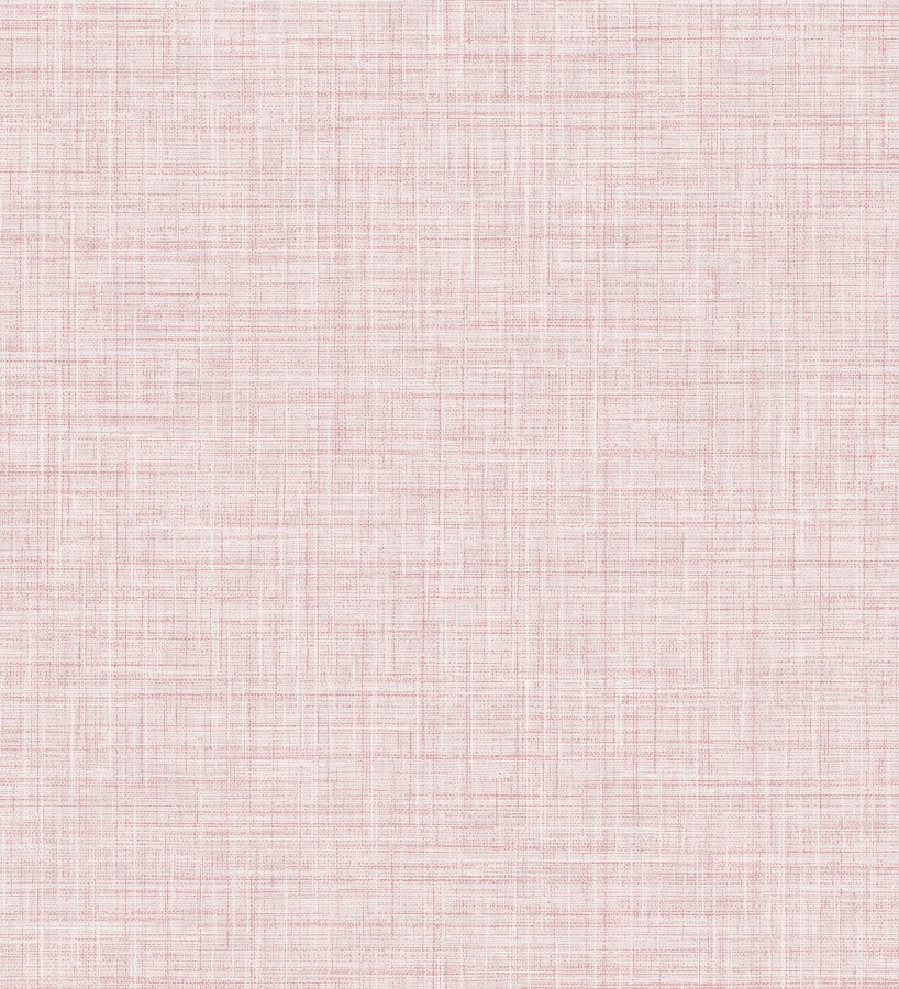 Papel pintado liso imitación lino color rosa pastel Airam Linen 681876