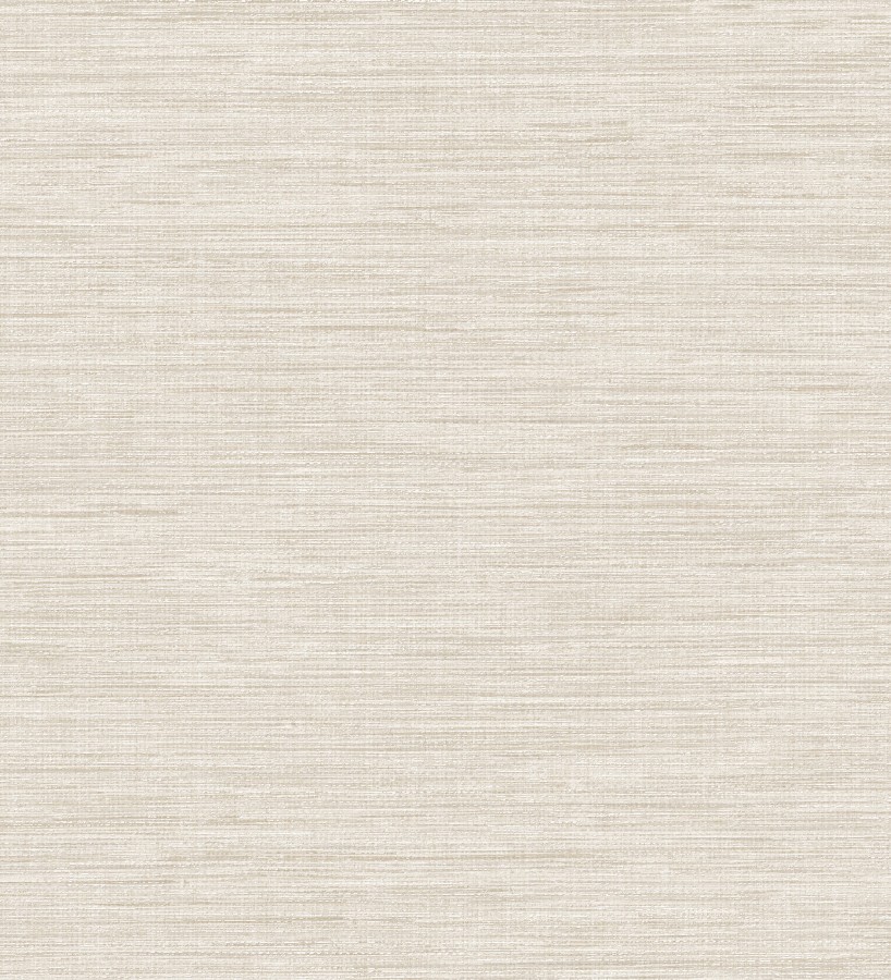 Papel pintado liso de fibras vegetales en tonos beige claro con textura Nora Texture 681941