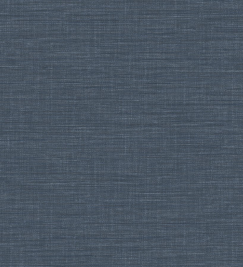 Papel pintado liso de fibras vegetales en tonos azules efecto nacarado Nora Texture 681991