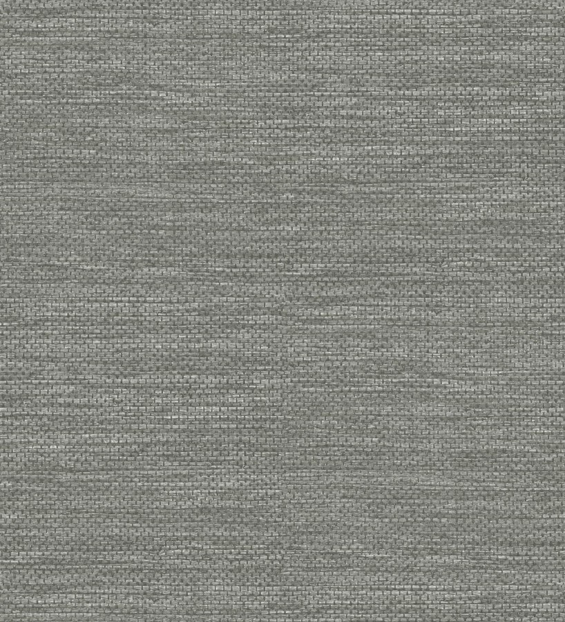 Papel pintado rafia con fibras de sisal teñido de gris visón Studs Texture 682097