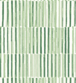 Papel pintado de líneas con colores difuminados verde hierba Zaji 682299