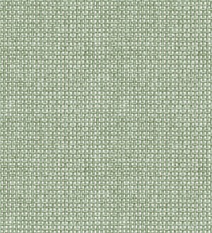 Papel pintado rafia imitación fibras de mimbre natural verde con textura Pita Fibers 682320
