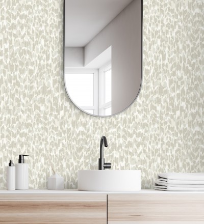 Papel pintado animals print artístico color beige Taole 682310