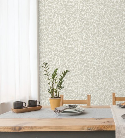 Papel pintado animals print artístico color beige Taole 682310