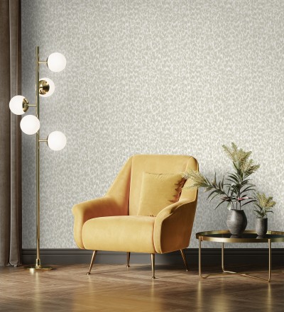 Papel pintado animals print artístico color beige Taole 682310