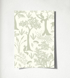 Muestra de papel pintado Faline Forest 128428 Faline Forest 500128428