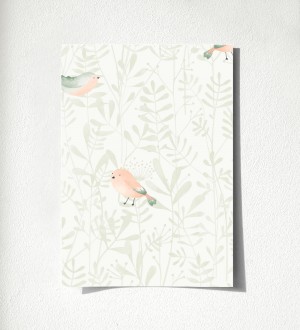 Muestra de papel pintado Litzy Birds 128439 Litzy Birds 500128439