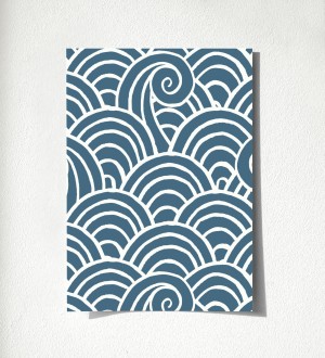 Muestra de papel pintado Odette Sea 682115 Odette Sea 500682115