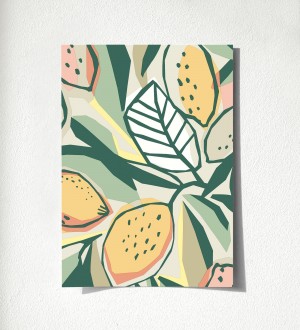 Muestra de papel pintado Ginger Lemons 682301 Ginger Lemons 500682301