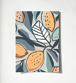Muestra de papel pintado Ginger Lemons 682303 Ginger Lemons 500682303