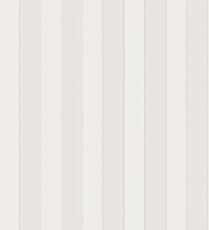 Papel pintado rayas clásicas bicolor gris claro y blanco roto Raya Lowbrow 231722