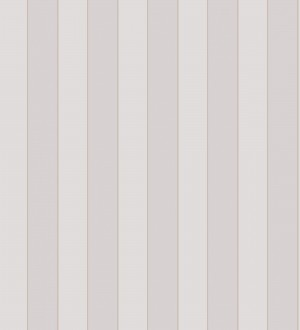 Papel pintado rayas clásicas bicolor blanco roto y visón grisáceo claro Raya Lowbrow 231723