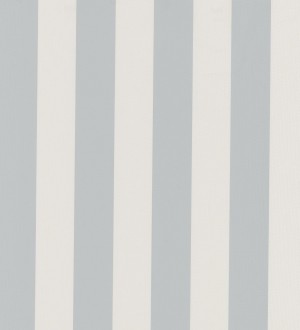 Papel pintado rayas clásicas dítono celeste grisáceo y blanco Raya Orellana 231919