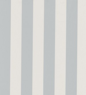 Papel pintado rayas clásicas dítono celeste grisáceo y blanco Raya Orellana 231919