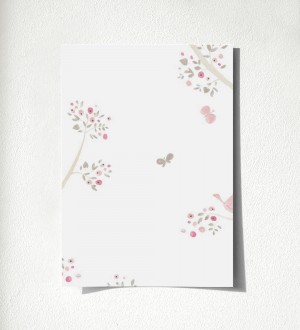 Muestra de papel pintado Watercolor Birds 232136 Watercolor Birds 500232136