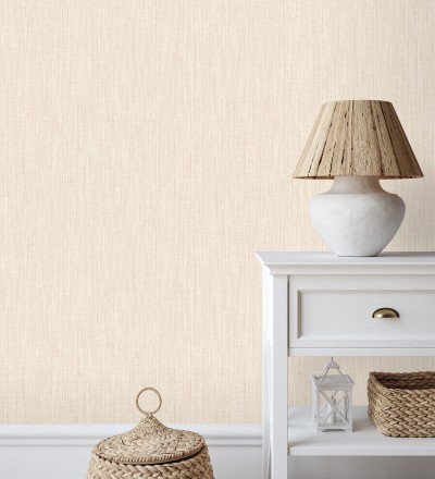 Papel pintado liso con textura textil Lenon Hall 680585