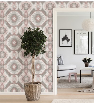 Papel pintado imitación tapiz estilo boho Boho Home 679831