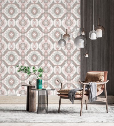 Papel pintado imitación tapiz estilo boho Boho Home 679831