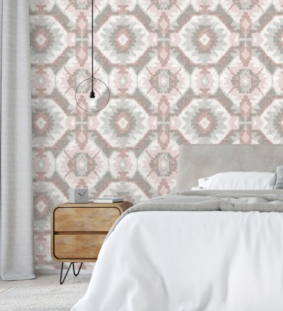 Papel pintado imitación tapiz estilo boho Boho Home 679831
