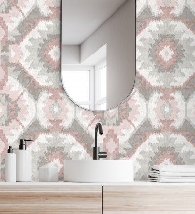 Papel pintado imitación tapiz estilo boho Boho Home 679831