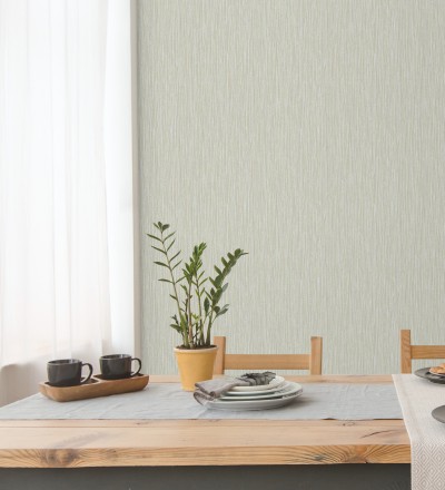 Papel pintado rayado con textura estilo tonos beige Belize 679540