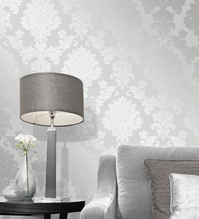 Papel pintado damasco moderno Madame Imperial 680110