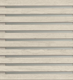 Papel pintado listones de madera blanca estilo nórdico - Madeira 3 455392