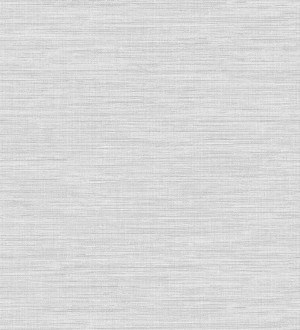 Papel pintado liso de fibras vegetales en tonos grises efecto nacarado Nora Texture 681993