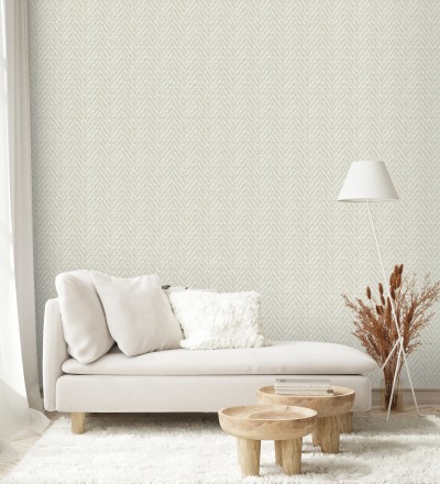 Papel pintado de espigas efecto fibra vegetal con textura Mumbai 679665