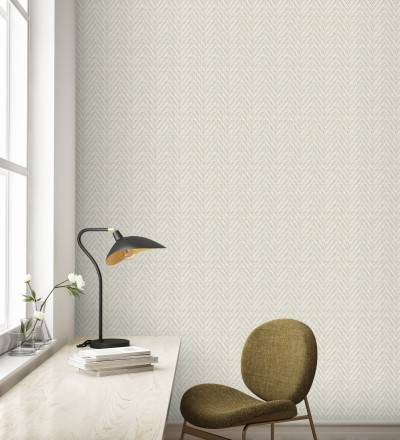 Papel pintado de espigas efecto fibra vegetal con textura Mumbai 679665